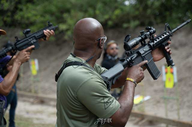 Rifle training
